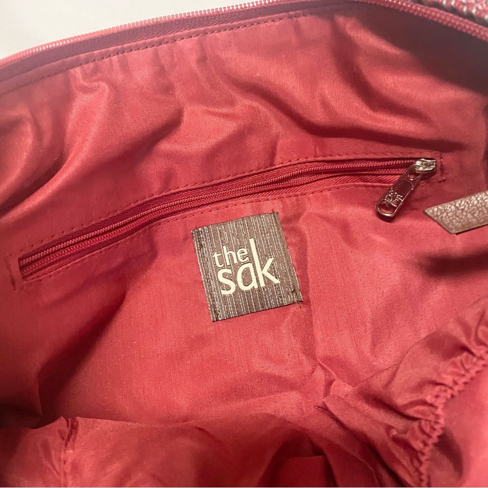 The Sak Multicolor Striped Cambria Crochet Tote Bag - Picture 4 of 11